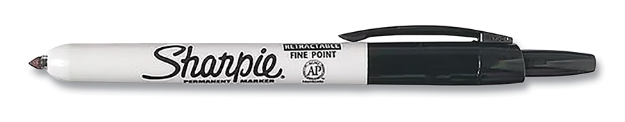 Sharpie&reg; Retractable Permanent Marker - Fine Point Bullet Tip